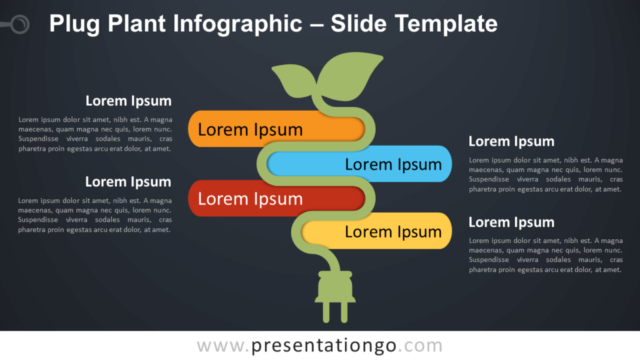 Planta Enchufable Gráfico Gratis Para PowerPoint Y Google Slides