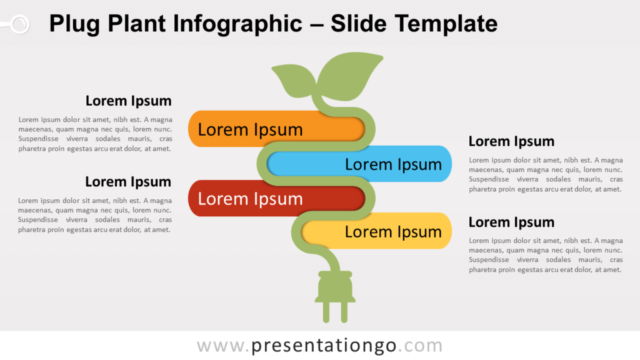 Planta Enchufable Gráfico Gratis Para PowerPoint Y Google Slides