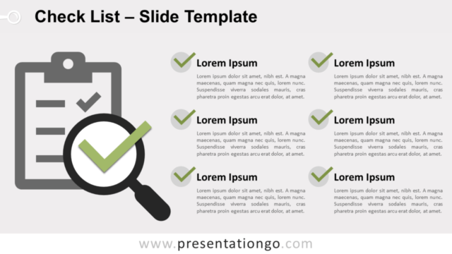 Plantilla de Lista de Verificación Gratis Para PowerPoint Y Google Slides