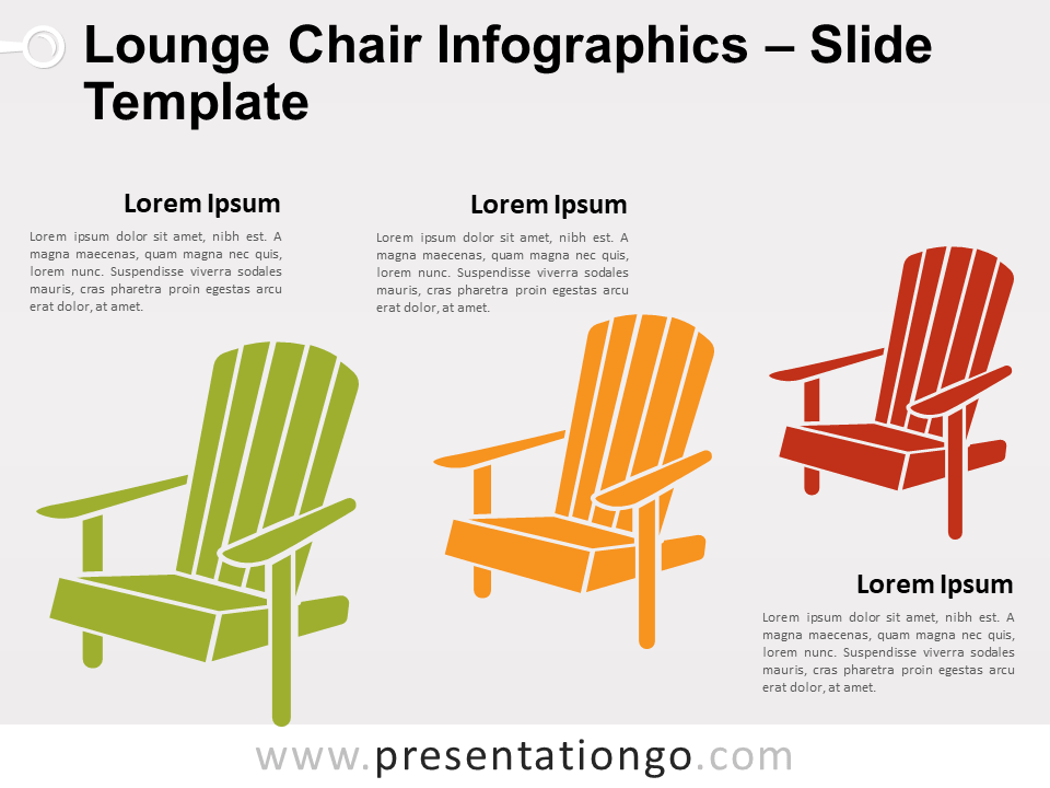 Infografía Gratis de Sillas Lounge Para PowerPoint Y Google Slides
