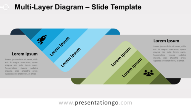 Diagrama Multicapa Gratis Para PowerPoint Y Google Slides