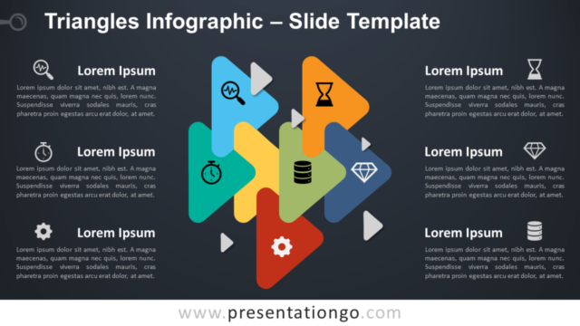 Triángulo de relación Gráfico Gratis Para PowerPoint Y Google Slides