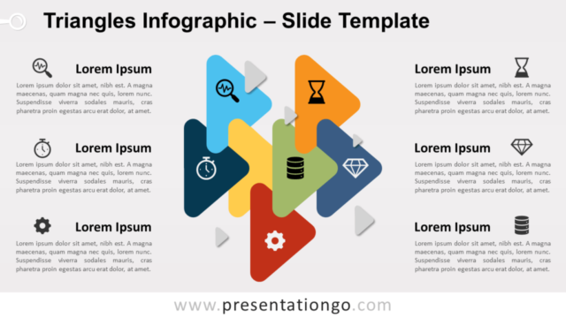 Triángulo de relación Gráfico Gratis Para PowerPoint Y Google Slides