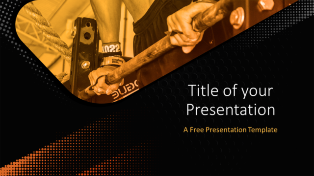 Plantilla Gratis Crossfit Para PowerPoint Y Google Slides