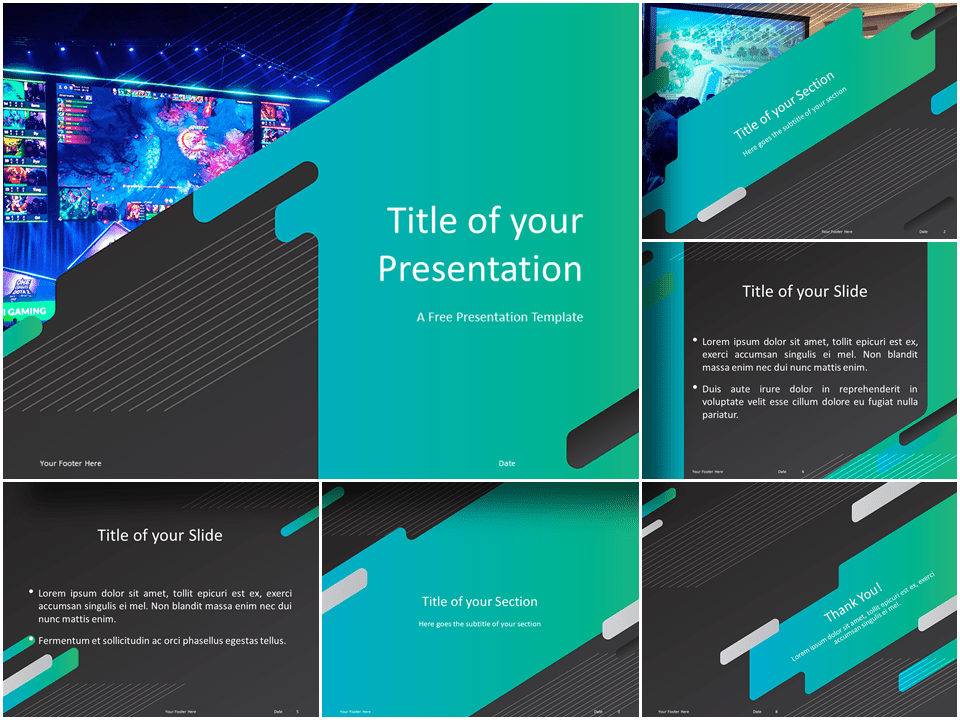 GAMING - Plantilla Gratis Para PowerPoint Y Google Slides