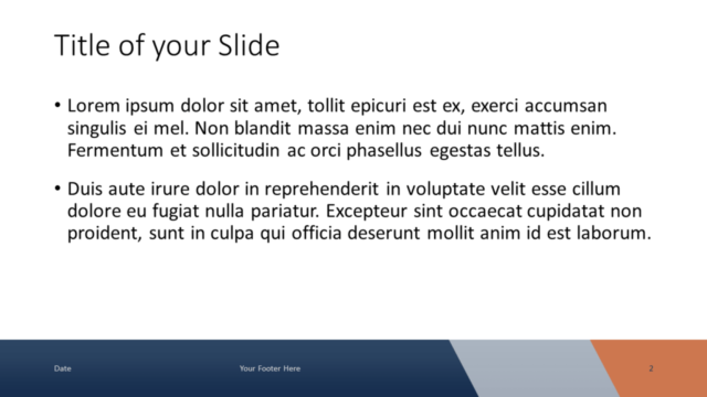 Voonex - Plantilla Gratis Empresarial Para PowerPoint Y Google Slides - Diapositiva de Título Y Contenido