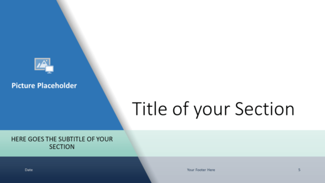 Voonex - Plantilla Gratis Empresarial Para PowerPoint Y Google Slides - Diapositiva Con Marcador de Posición de Imagen