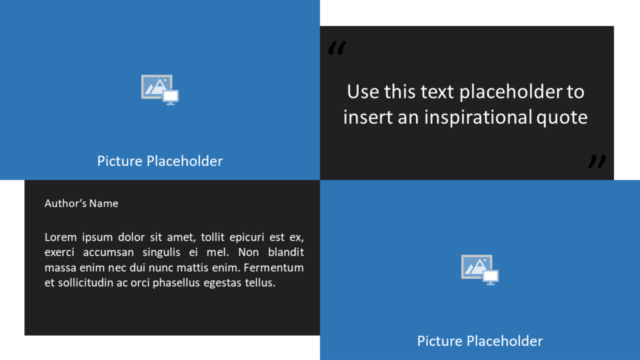 Marco Gris - Plantilla Gratis Para PowerPoint Y Google Slides- Diapositiva Con Marcador de Posición de Imagen