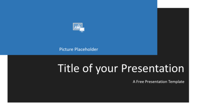 Marco Gris - Plantilla Gratis Para PowerPoint Y Google Slides- Diapositiva Con Marcador de Posición de Imagen