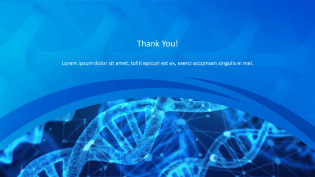 Plantilla Gratis de Investigación Médica Para PowerPoint Y Google Slides - Diapositiva de ¡Gracias!