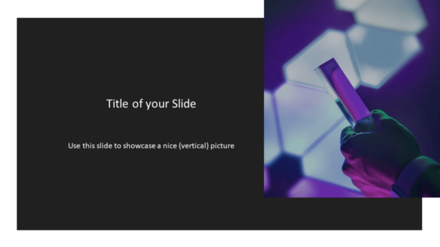 TECH - Plantilla Gratis Para PowerPoint Y Google Slides - Diapositiva Con Marcador de Posición de Imagen
