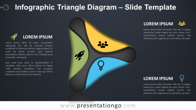 Diagrama de Triángulo Infográfico Gratis Para PowerPoint Y Google Slides