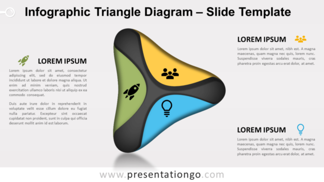 Diagrama de Triángulo Infográfico Gratis Para PowerPoint Y Google Slides
