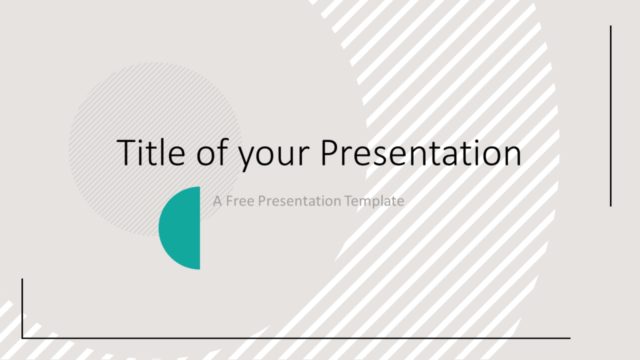 Plantilla Gratis de Geometría Abstracta Para PowerPoint Y Google Slides