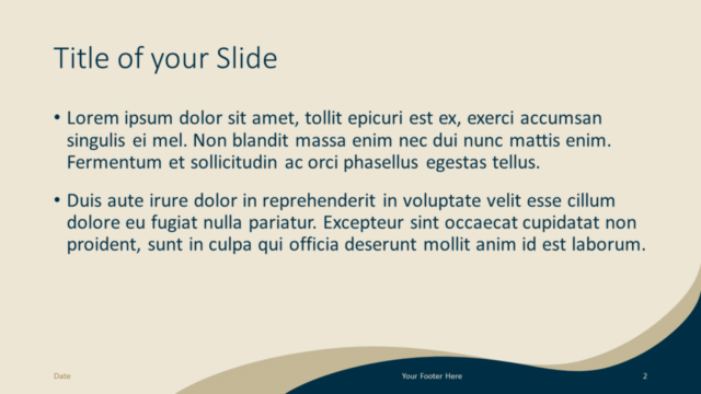 Plantilla Gratis University Para Powerpoint Y Google Slides - Diapositiva de Título Y Contenido
