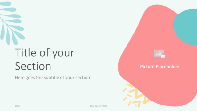 Plantilla Memphis Gratis Para PowerPoint Y Google Slides - Diapositiva de Sección