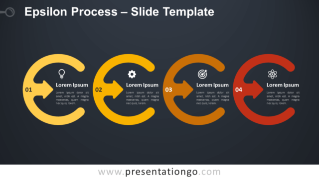 Proceso Epsilon Gráfico Gratis Para PowerPoint Y Google Slides