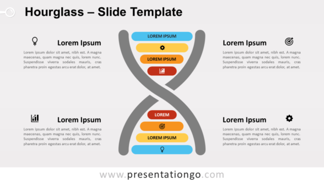 Reloj de Arena Gráfico Gratis Para PowerPoint Y Google Slides