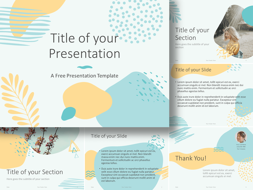 Plantilla Memphis Gratis Para PowerPoint Y Google Slides