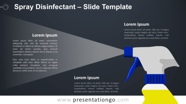 Spray Desinfectante Gráfico Gratis Para PowerPoint Y Google Slides