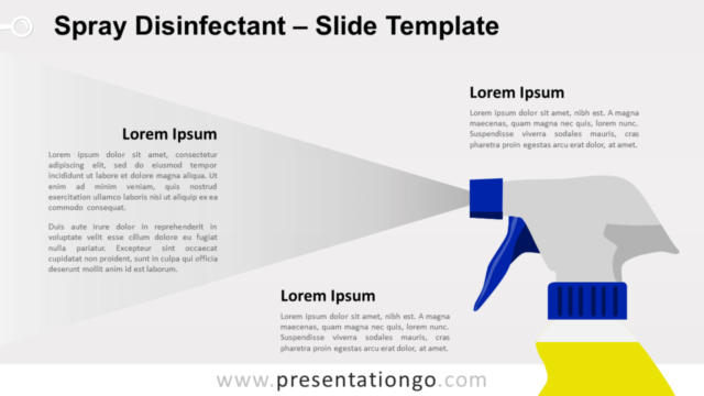 Spray Desinfectante Gráfico Gratis Para PowerPoint Y Google Slides