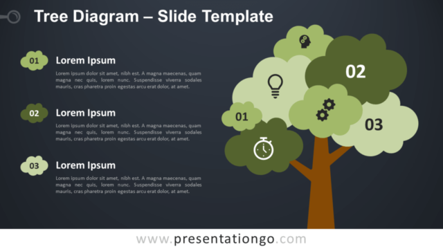 Diagrama de Árbol Gratis Para PowerPoint Y Google Slides