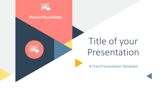Plantilla de Triángulos Modernos Gratis Para PowerPoint Y Google Slides