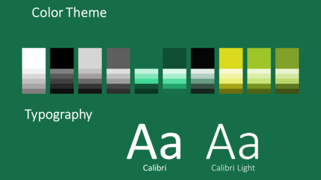 Plantilla Tartán Gratis Para PowerPoint Y Google Slides - Diapositiva con la Paleta de Colores