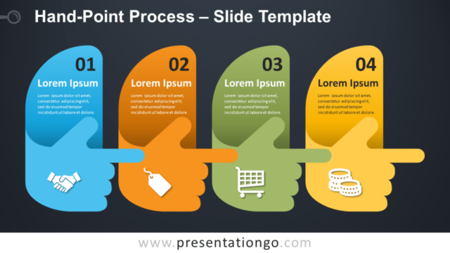 Proceso de Dedo Gráfico Gratis Para PowerPoint Y Google Slides
