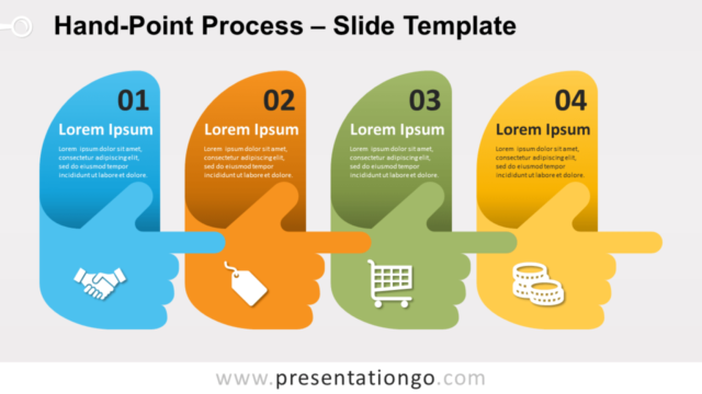 Proceso de Dedo Gráfico Gratis Para PowerPoint Y Google Slides