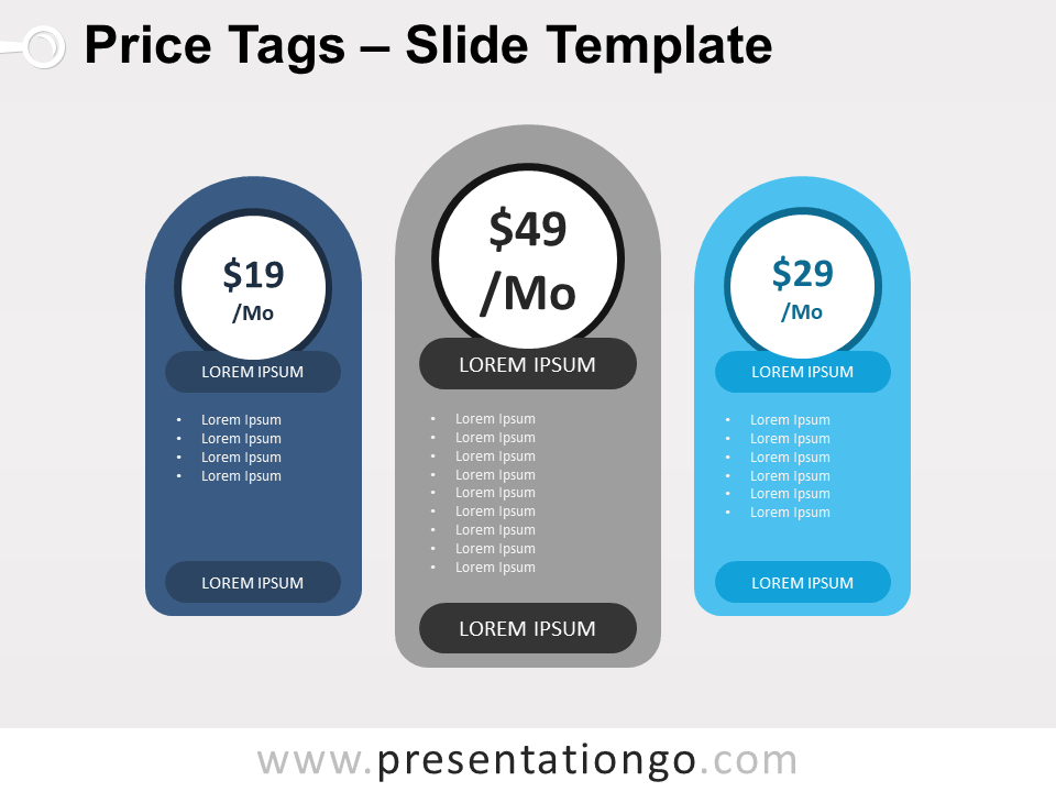 Etiquetas de Precio Gráfico Gratis Para PowerPoint Y Google Slides