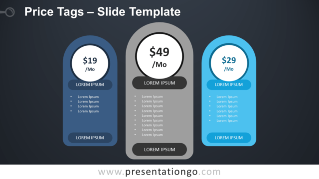 Etiquetas de Precio Gráfico Gratis Para PowerPoint Y Google Slides