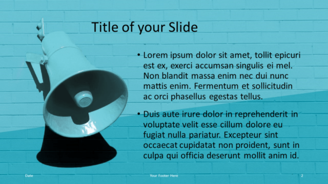 Plantilla Pop Brick Gratis Para PowerPoint Y Google Slides - Diapositiva de Título Y Contenido