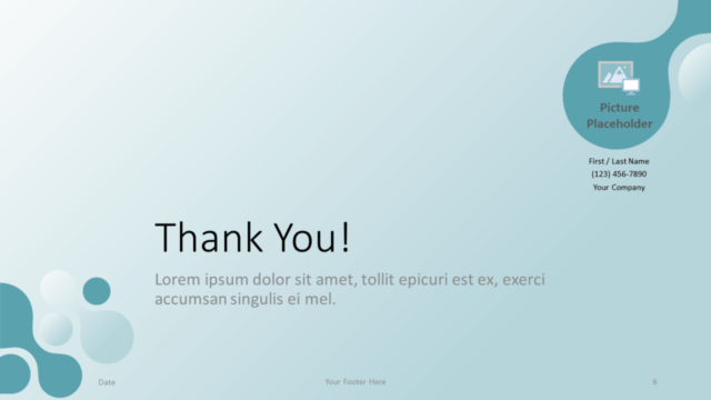 Plantilla Molecular Gratis Para PowerPoint Y Google Slides - Diapositiva de ¡Gracias!
