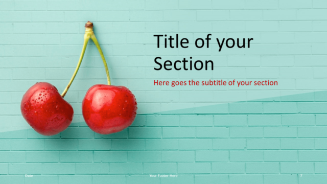 Plantilla Pop Brick Gratis Para PowerPoint Y Google Slides - Diapositiva de Sección