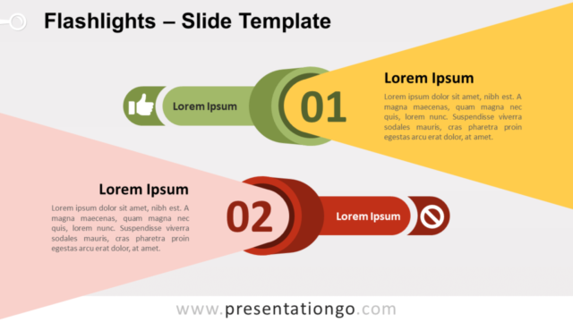 Linternas Gráfico Gratis Para PowerPoint Y Google Slides