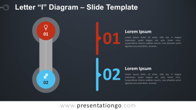 Diagrama Gratis de la Letra I Para PowerPoint Y Google Slides