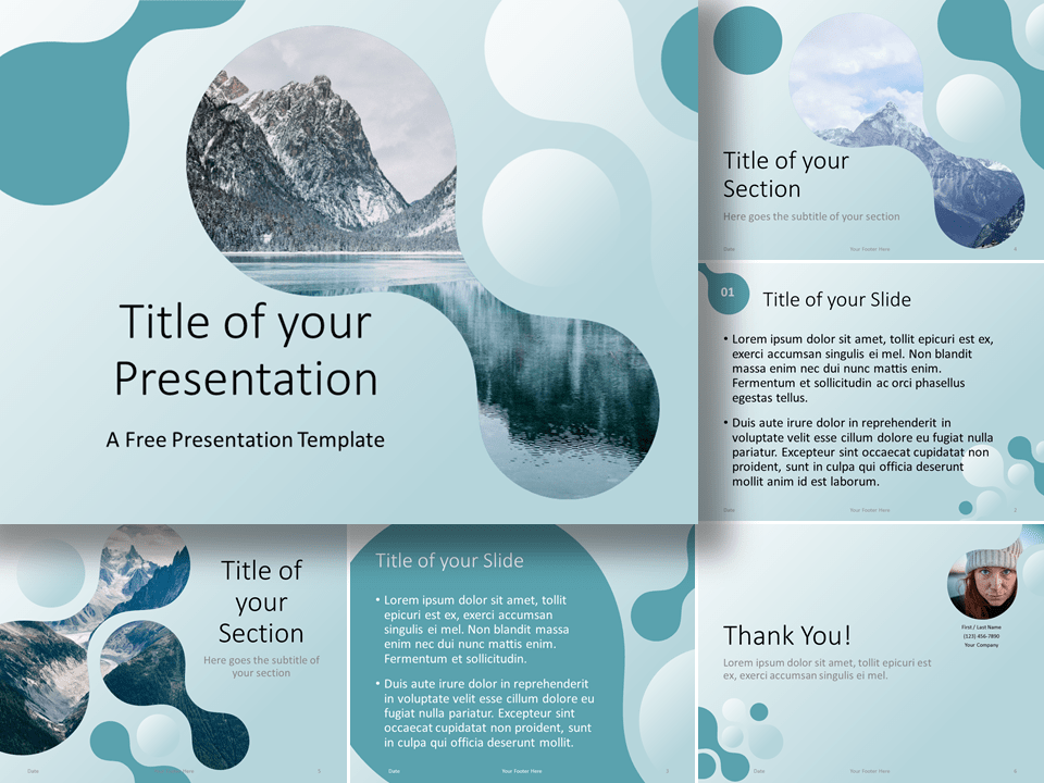 Plantilla Molecular Gratis Para PowerPoint Y Google Slides
