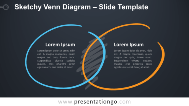 Diagrama de Venn Gratis Dibujado a Mano Para PowerPoint Y Google Slides
