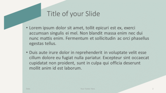 Verano Romántico Plantilla Gratis Para PowerPoint Y Google Slides - Diapositiva de Título Y Contenido