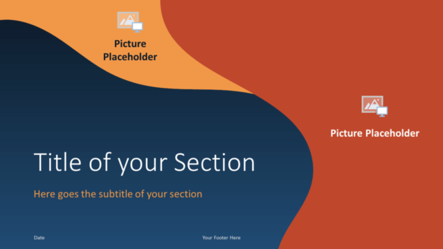 Plantilla Fluid Gratis Para PowerPoint Y Google Slides - Diapositiva de Sección