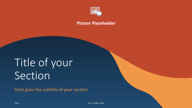 Plantilla Fluid Gratis Para PowerPoint Y Google Slides - Diapositiva de Sección