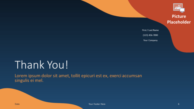 Plantilla Fluid Gratis Para PowerPoint Y Google Slides - Diapositiva de ¡Gracias!