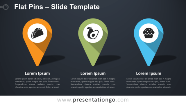 Pines Planos Gráfico Gratis Para PowerPoint Y Google Slides