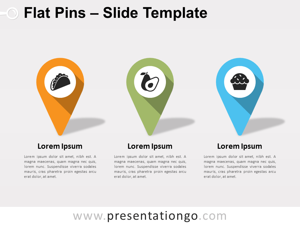 Pines Planos Gráfico Gratis Para PowerPoint Y Google Slides