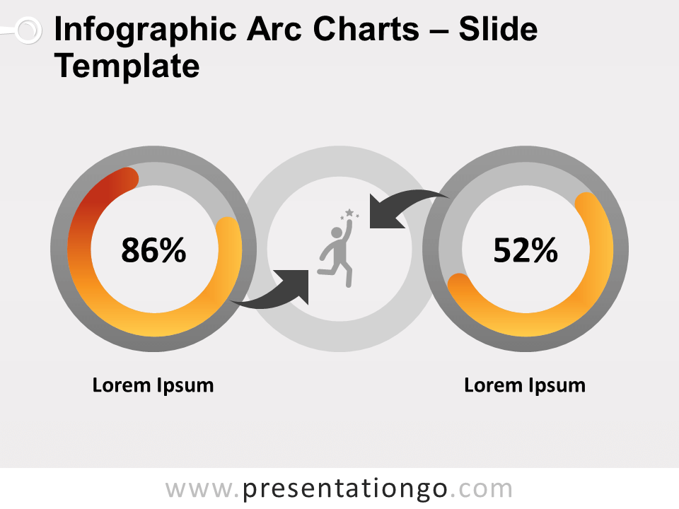 Gráficos Gratis de Arco Informativo Para PowerPoint Y Google Slides