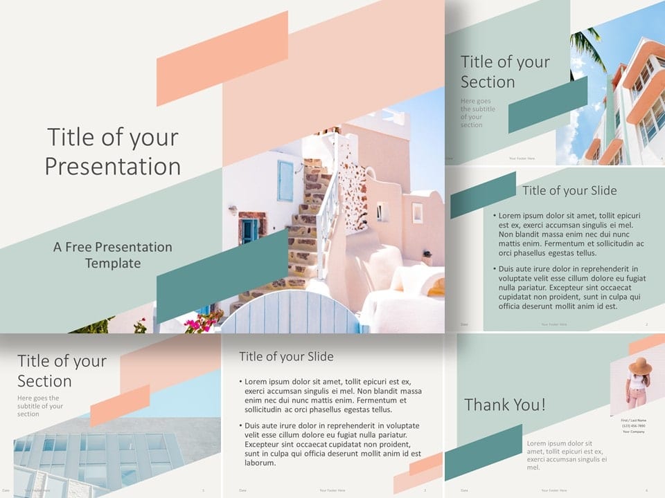 Verano Romántico Plantilla Gratis Para PowerPoint Y Google Slides