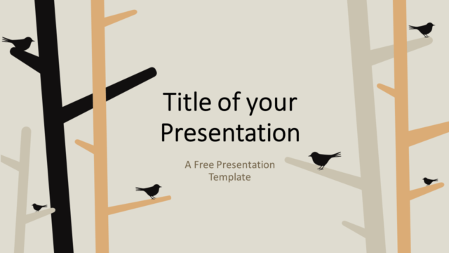 Plantilla Gratis de Pájaros Para PowerPoint Y Google Slides