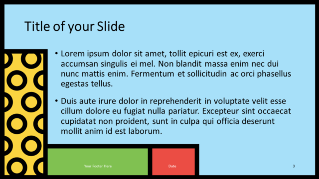 Arte Pop de Mondrian Plantilla Gratis Para PowerPoint Y Google Slides - Diapositiva de Título Y Contenido