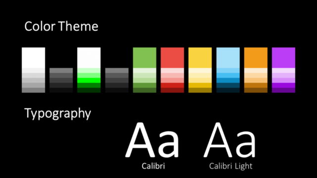 Arte Pop de Mondrian Plantilla Gratis Para PowerPoint Y Google Slides - Diapositiva con la Paleta de Colores